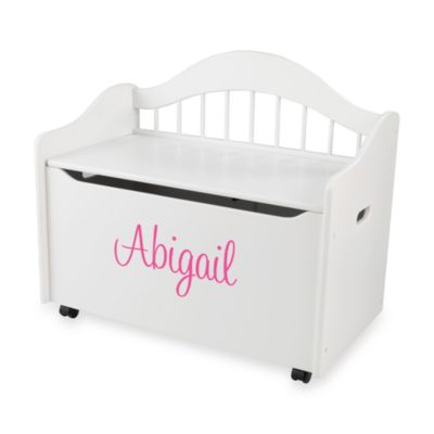 personalized toy chest for baby