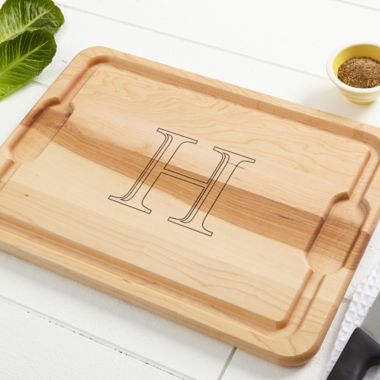 Chef&#39;s Monogram Maple Cutting Board. View a larger version of this product image.