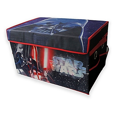 Star Wars&trade; Dark Side Collapsible Storage Trunk in Blue. View a larger version of this product image.