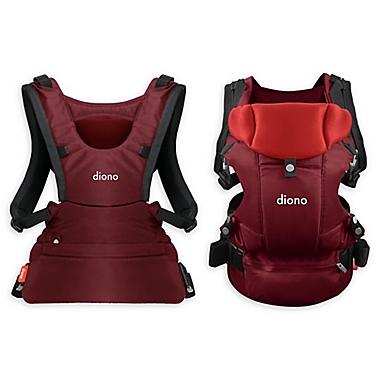 Diono&trade; Carus Essentials 3-in-1 Baby Carrier in Red. View a larger version of this product image.