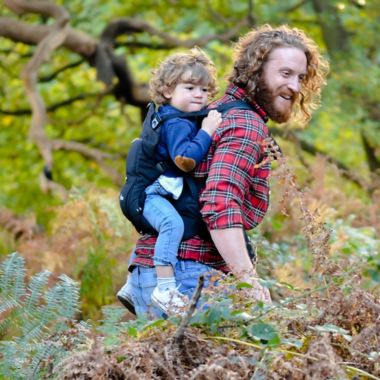 Diono&trade; Carus Essentials 3-in-1 Baby Carrier in Red. View a larger version of this product image.