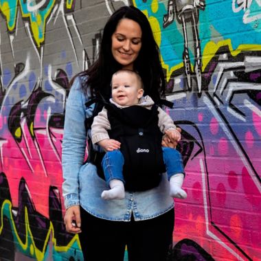 Diono&trade; Carus Essentials 3-in-1 Baby Carrier in Red. View a larger version of this product image.