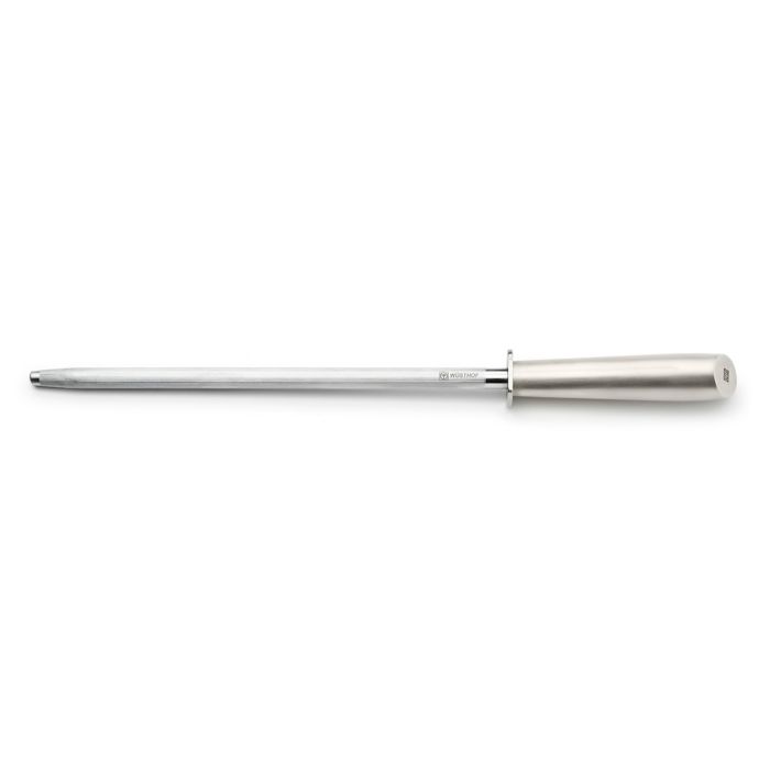 Wusthof® Stainless Steel Honing Steel with Brushed Handle