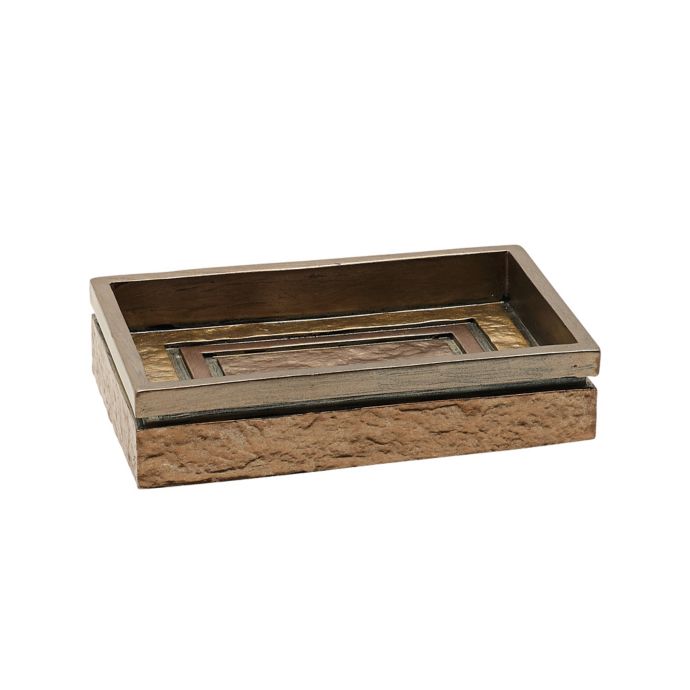 India Ink Vitello Soap Dish in Copper Bed Bath & Beyond