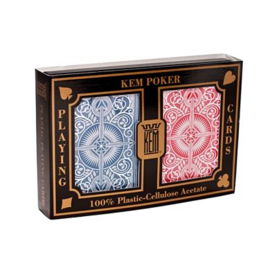 US Playing Card Company KEM Arrow Red and Blue Wide Playing Cards