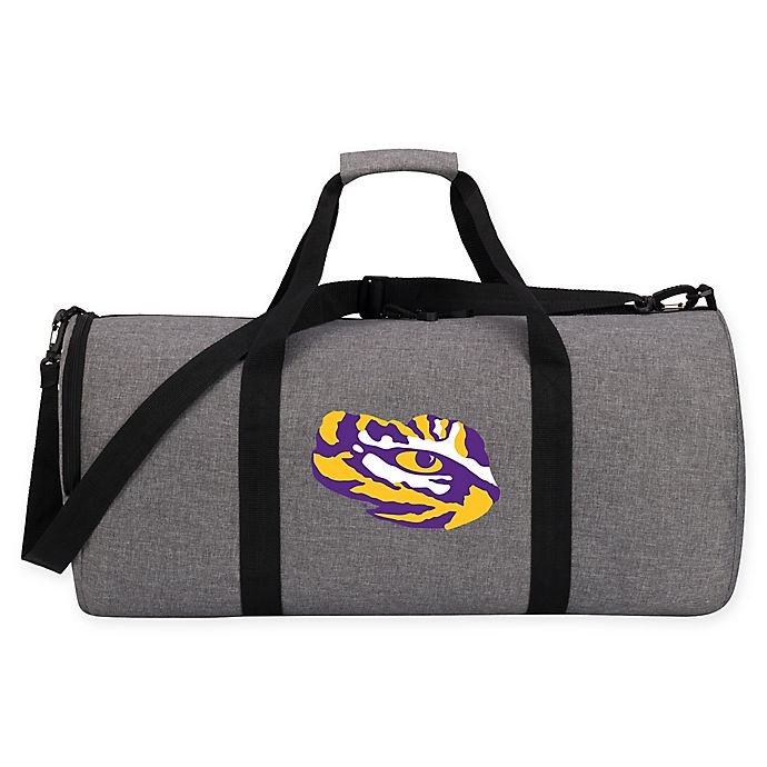 NCAA LSU Tigers Rolling Drop-Bottom Duffel Bag 27-inches 