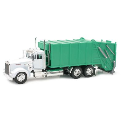 New-Ray Kenworth W900 Garbage Truck in Green