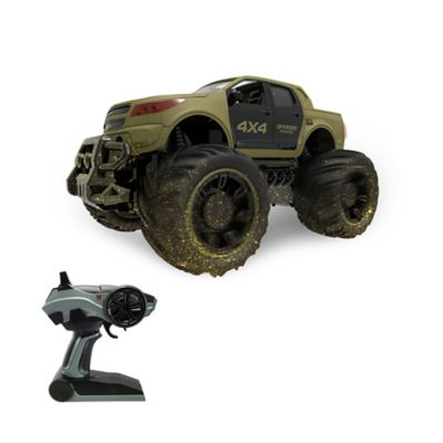 green remote control truck