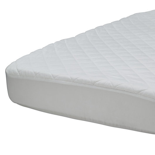 Alternate image 1 for Beautyrest® Fitted Crib Mattress Pad in White