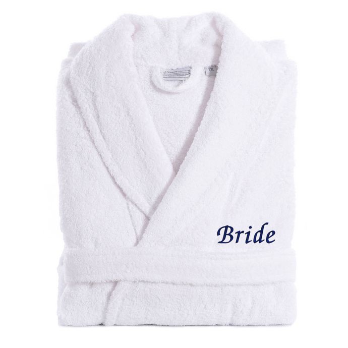 bride bathrobe