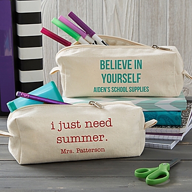 Write Your Own Canvas Pencil Case. View a larger version of this product image.