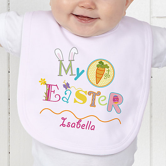 Alternate image 1 for My First Easter Baby Bib