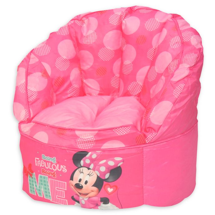 Idea Nuova Disney Minnie Mouse Bean Bag Chair Bed Bath Beyond