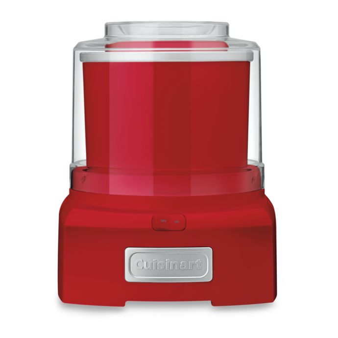 Cuisinart® Ice Cream And Sorbet Maker In Red Bed Bath And Beyond Canada 