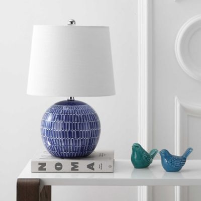 navy table lamp