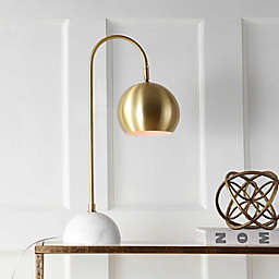 JONATHAN Y Stephen 23.5" Metal LED Table Lamp in Brass-gold