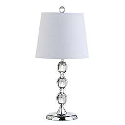 JONATHAN Y Hudson 20" Crystal Mini LED Table Lamp