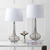 JONATHAN Y Bette 28.5" Glass LED Table Lamp in grey (Set of 2)