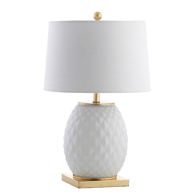 bed bath and beyond glass table lamps
