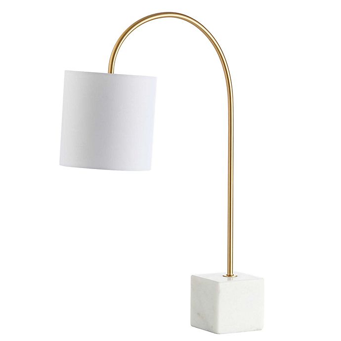 Brass and Marble Lamp