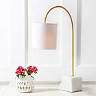 Alternate image 6 for JONATHAN Y Fisher 25" Marble/Brass LED Table Lamp