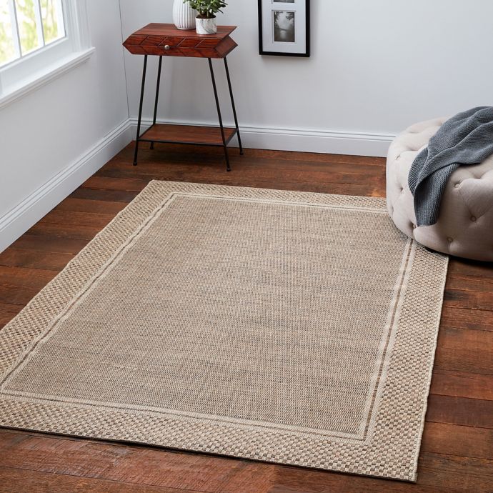 Desert Sand Area Indoor Outdoor Rug In Tan Bed Bath Beyond