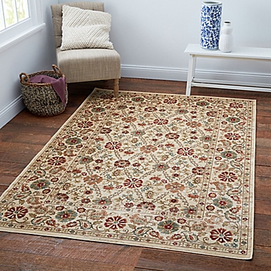 Verona Suzani 5-Foot 3-Inch x 7-Foot 7-Inch Rug in Ivory/Blue. View a larger version of this product image.