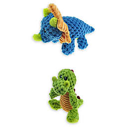 Bounce & Pounce Mini Dino Dog Toys (Set of 2)