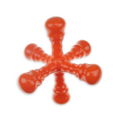 jumping toy with figure 8 rubber ball