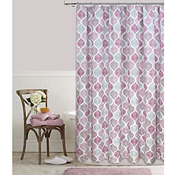 Priya 72-Inch Square Shower Curtain in Plum