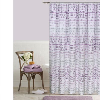 Rain Shower Curtain Bed Bath, White And Purple Shower Curtain