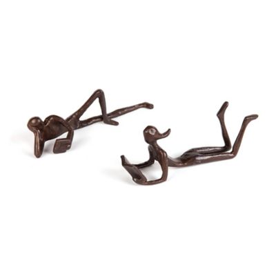 Danya B.® Man And Woman Readers Bronze Sculptures (2 Piece Set) | Bed ...