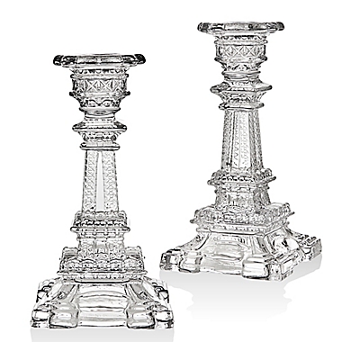 Godinger Eiffel Tower 6-Inch Candlestick Holders (Set of 2). View a larger version of this product image.