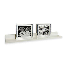 35.5-Inch x 4.5-Inch Floating Picture Ledge Shelf in White
