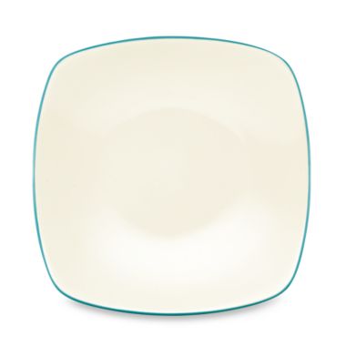 Noritake&reg; Colorwave Square Salad Plate in Turquoise. View a larger version of this product image.