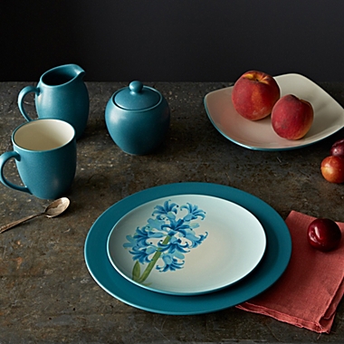 Noritake&reg; Colorwave Rim Dinnerware Collection in Turquoise. View a larger version of this product image.