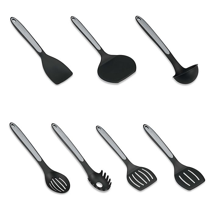 Calphalon® Nylon Utensils with Grip Anywhere Handles | Bed Bath & Beyond