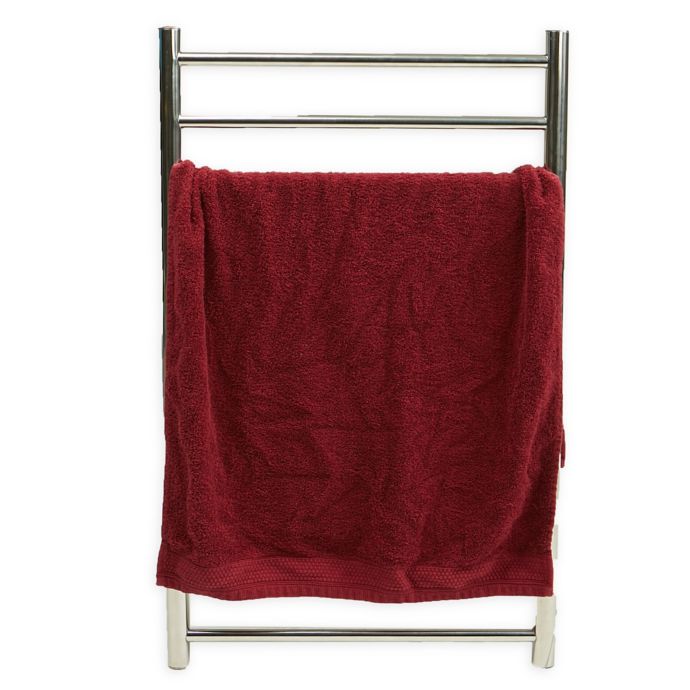 Mind Reader Mountable Electric Heated Drying Rack in Silver Bed Bath