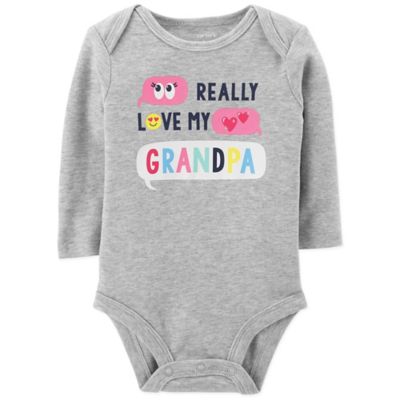 i love grandpa onesie carter's