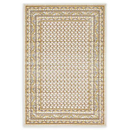 Unique Loom Tribeca 4' x 6' Power-Loomed Area Rug in Beige