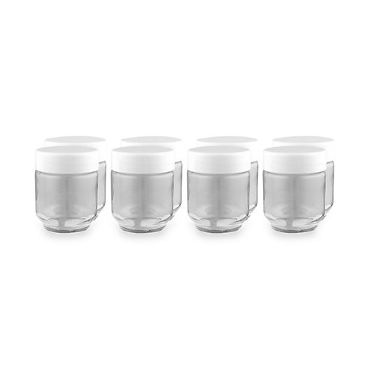 Alternate image 1 for Euro Cuisine® 6-Ounce Replacement Yogurt Jars (Set of 8)