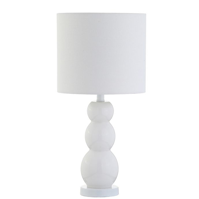 Safavieh Cabra Table Lamp In White, Nicole Miller Home Table Lamps