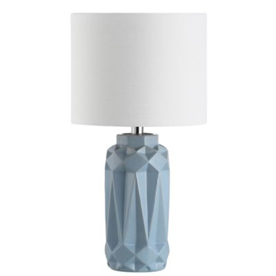 baby blue table lamp