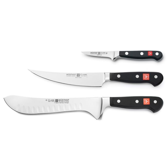 wusthof classic 3 piece knife set