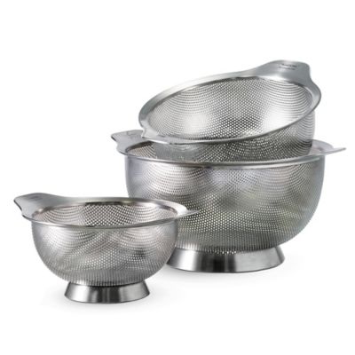 stainless steel colander set