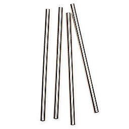RSVP® 5-Inch Stainless Steel Drinking Straws (Set of 4)