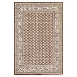 Unique Loom Tribeca 6' x 9' Power-Loomed Area Rug in Brown