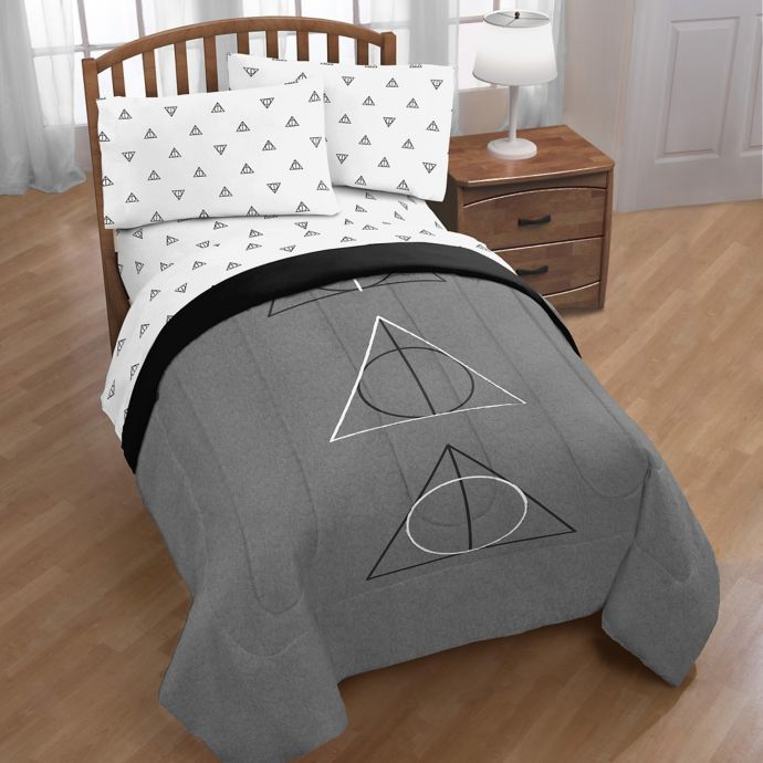 Harry Potter Deathly Dark Comforter Buybuy Baby