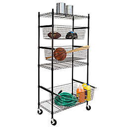 Honey-Can-Do® All-Star Sports Steel Rack in Black