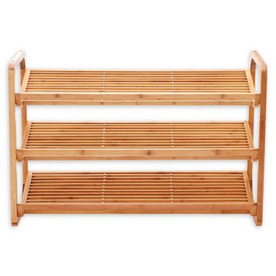 bamboo shoe rack